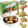 Dinosaur Mini Waffle Maker - 5 Different 3D Shaped Dinos