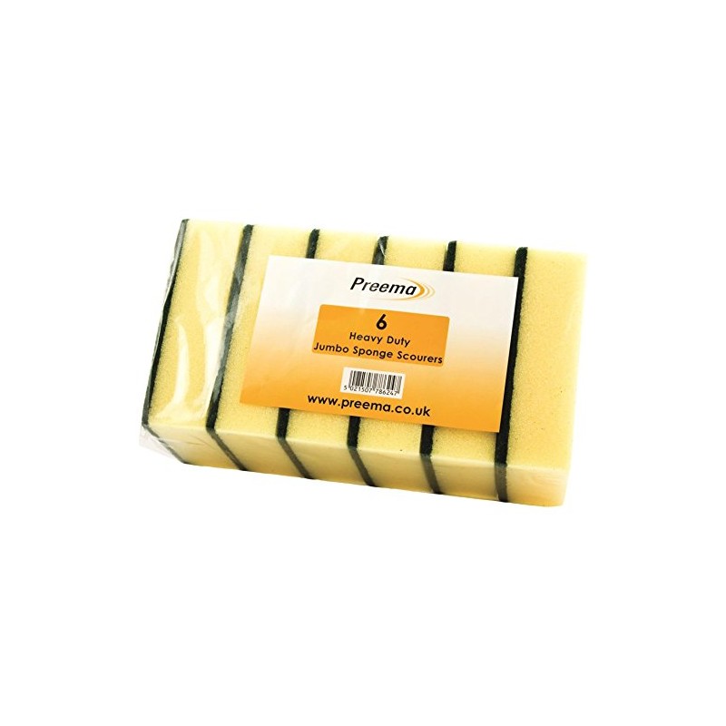 Cater24/7 Jumbo Sponge Scourers (Pack of 6)