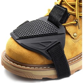 Motorcycle Motorbike Shift Pad, Shoe Boot Cover Protector, Useful Gear Shifter Accessories, Black, Medium
