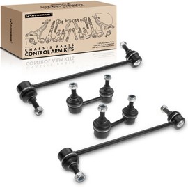 A-Premium Set of 4, Front & Rear Sway Bar Links Kit Stabilizer Bar Links Compatible with Mitsubishi Eclipse 2006-2012, Galant 2004-2012, Endeavor 2004-2011, FWD Only