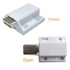 10 PCS White Plastic Magnetic Pressure Touch Release Catch Soft