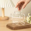 Beste Freundin Geschenke, Geschenk Freundin Geburtstag, 10.43cm Acryl-Dekoständer, Freundschaft Geschenk