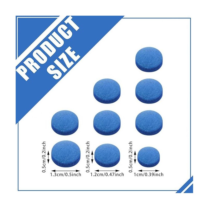 30Pieces Billiard Pool Cue Tips Pool Cue Tips Replacement Kit