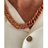 22 inch Solid Copper Chain #CN738G - 1/2 an inch