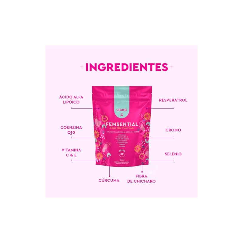 VITATÚ VITALICIOUS NUTRITION - Kit para ella Plus | Inositol+Femsential+Ovalance