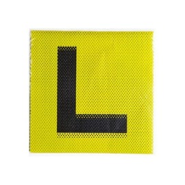 L/P Plates See Through L Plate, Yellow