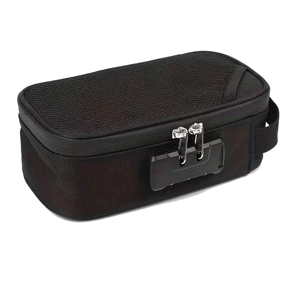Makeup Organiser Bag Lockable Box for Brushes and Cosmetics Travel-Friendly