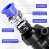 Bwintech 12 x 12 mm 3-way T-piece, pneumatic plug-in connection,