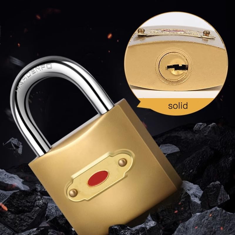 RICHSUM 2 Pack Small Padlock with Keys - Mini Key