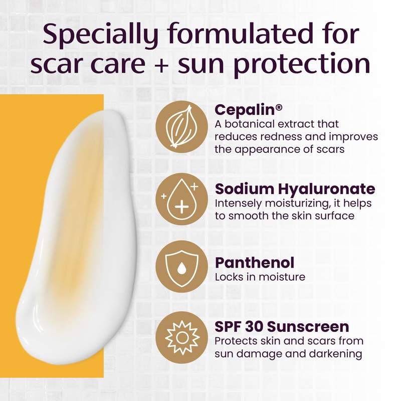 Mederma Scar Cream Plus SPF 30 - Advanced Scar Treatment,