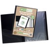 eco-eco A5 Size 50% Recycled 10 Pocket Black Presentation Display
