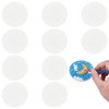 BENECREAT 30Pcs Foam Painting Paper, 2.6 Inch Round Instant Foam