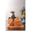 Windfulogo 2 Pcs Himalayan Salt Massage Stones Hot Massage Cold
