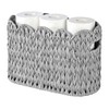 Toilet Paper Storage Basket,Handmade Woven Scalloped Baskets for Bathroom Organizer