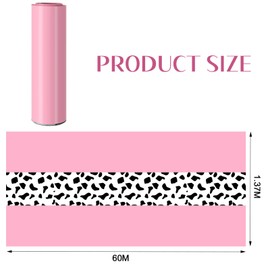 Oudain Disposable Pink Cow Table Cover Plastic Cow Birthday Party Table Cloth Waterproof Tablecloth 197 ft x 54 Inch Multicolor Rectangle for Taco Night Party Decorations