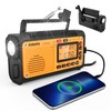XHDATA D-608WB Portable Emergency Crank FM AM(MW) SW Radio with