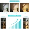 Clip On LED Ring Light 3 Color 10 Brightness Flexible