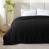 BEDELITE Fleece Blanket, Large Queen Blanket for Bed, 3D Jacquard