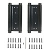 AnvFlik 8inch Black Double Action Spring Hinges, Self Closing Door