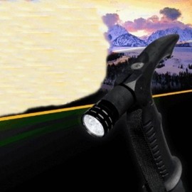 LED mountain climbing cane