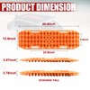 BUNKER INDUST Off-Road Traction Boards with Jack Base,Pair Recovery Track