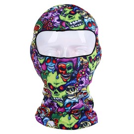 3D Balaclava Skull Animal Full Face Mask for Motorcycle Cycling Anti-UV Bandana - Color: A-03