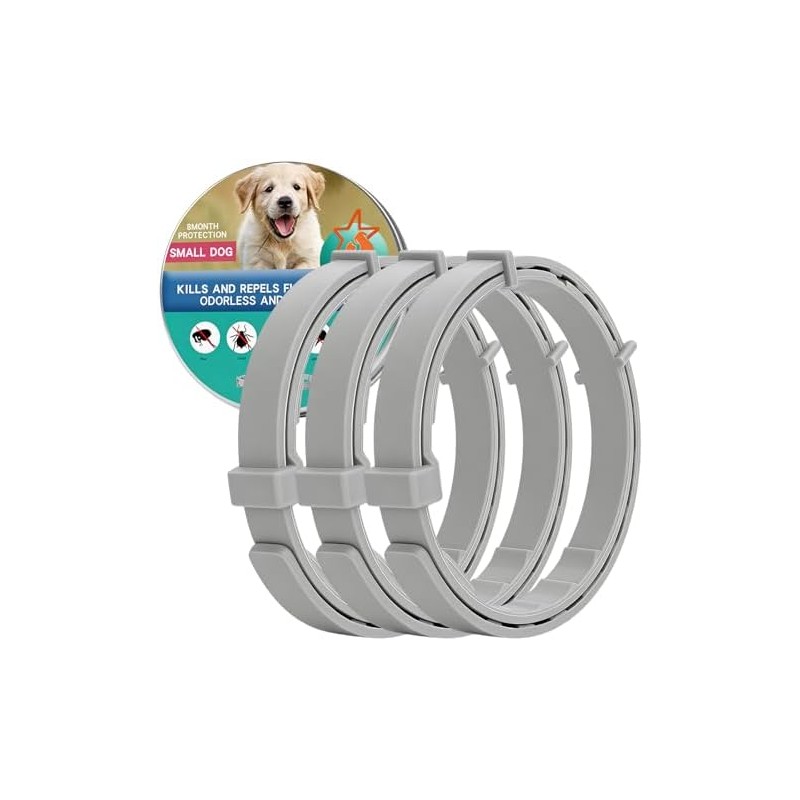3Pcs Collar para Perro,Todo Natural Collar para Perro Impermeable y