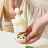 SOGIBUR Panda Mooncake Mold,Cookie Stamps Hand-pressed Mold, Mooncake Pastry Press