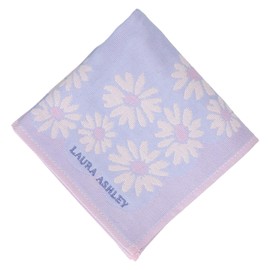 Laura Ashley 05505090 Women's Handkerchief, Triple Gauze Handkerchief, Margaret Women's, Blue (A)