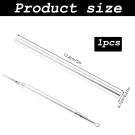 Mitesserentferner Komedonenquetscher,Milien Entferner,Pickel Pinzette Mitesser Entferner,MilienöFfner,Porenreiniger,Pickelentferner Werkzeug zum DrüCken Mitesser Pinzette,Grieskorn