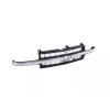 AMPLETHINK Black Grille w/Chrome Molding Trim For 99-02 Chevy Silverado