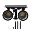 Solar Projection Light Human Body Induction 2‑Color Solar Lawn Lamp