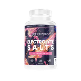 Longevous Electrolytes Tablets - Rapid hydration tablet with Pink Himalayan Salt, Magnesium, Calcium, Potassium, Vitamin D3. Salt tablets for Runners, Fasting, Hangover - 3 Months supply - 90 Capsules