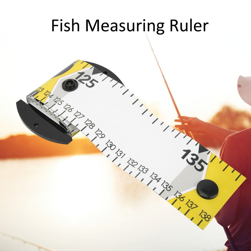 138x5cm Fish Measuring Ruler Fish Measuring Tape Waterproof Fishing Measurement