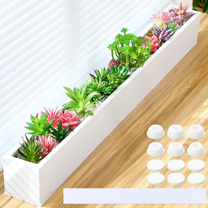 FillTouch 32 x 3.5 x 3.5 Inch Long Rectangular Planter