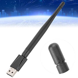 Receptor WiFi, Tarjeta de Red Adaptador USB WiFi Compatible con 11/10 8.1, 8, 7 fácil de Usar para computadora portátil para Escritorio