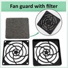 AERZETIX - C15117-80 x 80 mm protective grille for PC