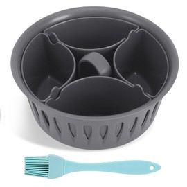 GTNCE Egg Poacher, Egg Boiler, Egg Boiler, 4 Eggs with an Oil Brush, Compatible with TM31, TM5, TM6 - Steam Cooking for Boiled and Poached Eggs, Accessories for Thermomix Cooking Basket and Egg