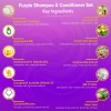 Juego De Champú Y Acondicionador Morado, Sin Sulfatos