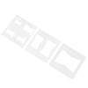3Pcs 6x6 Inches Butterfly Key Inlay Template Router and Decorative