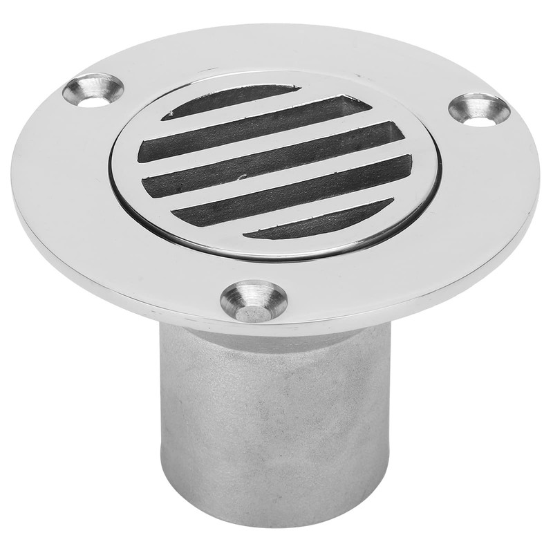 POENVFPO Boat Drain Scupper,High Strength 316 Stainless Steel Yacht Floor