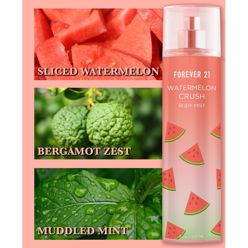 Watermelon Crush Body Mist, 8 fl. oz. by Forever 21