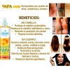 Aceite de papa 265 ml, aclara axilas y repara cabello