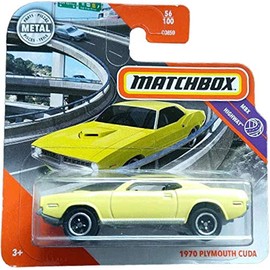Matchbox 1970 Plymouth Cuda MBX Highway 56/100 2020 Short Card