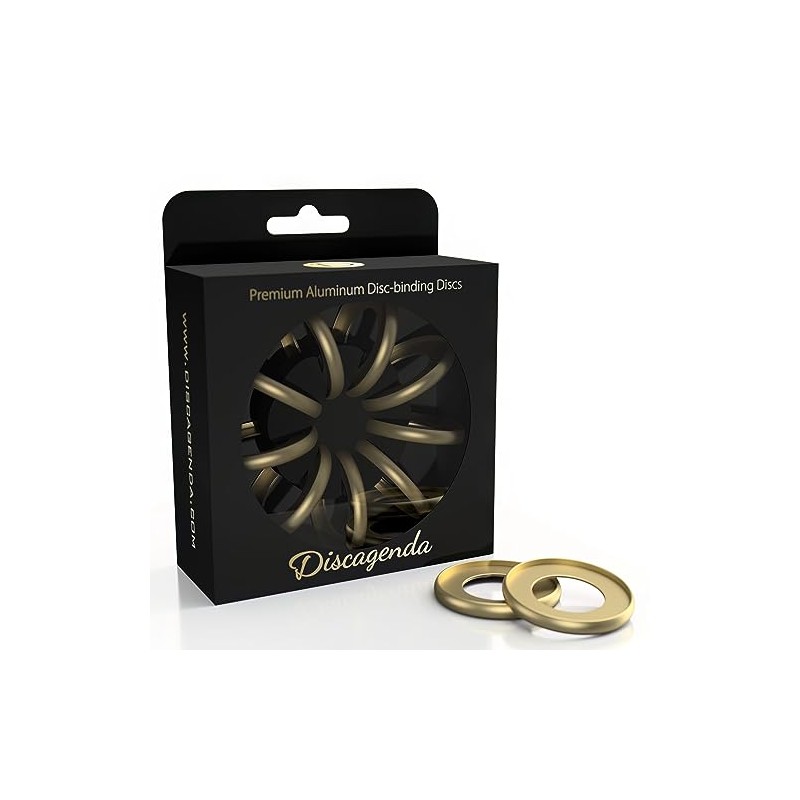 Discagenda Discbound Discs (Gold, 9 Piece 1.65in)