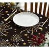 Artoid Mode Fireworks New Year 2025 Tablecloth, Winter Table Linen,
