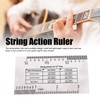 String Action Ruler Stainless Steel Height Gauge Replacement Guitar Repairing