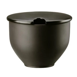 Rosenthal Junto Slate Grey Cut Sugar Bowl 0.28 L