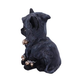 Nemesis Now Feline Cloaked Grim Reaper Cat Figurine, Polyresin, Black, 16cm