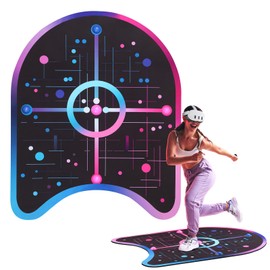 VR Mat for Meta Quest 3 VR FlexSpace Mat Accessories Boundary Awareness Carpet with Anti-Slip Base and Comfort Foam for Gaming Workouts(Non-Circular)